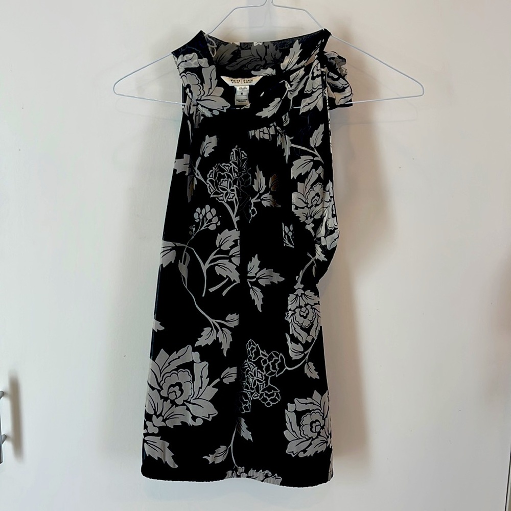 White House/Black Market sleeveless blouse, Medium